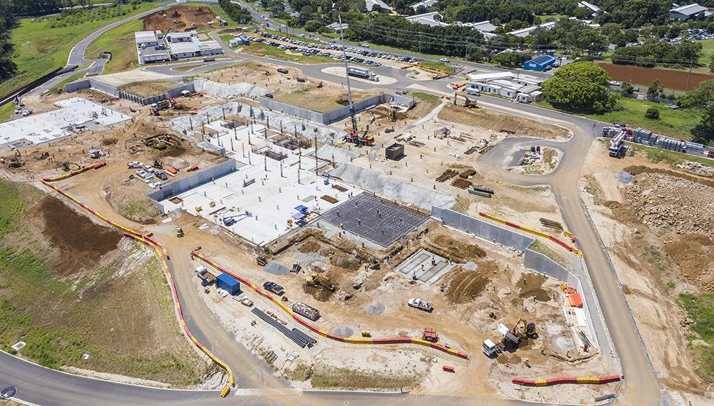 Local students name the cranes at Tweed Valley Hospital